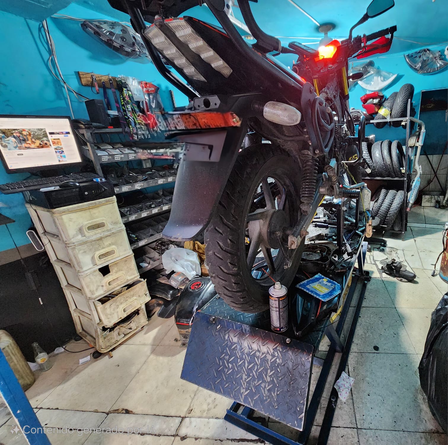 Área de trabajo del taller